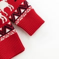 thumbnail image 4 of Staki Ugly Christmas Sweater Toddler Toddler Boy Christmas Sweater Pullover Reindeer Elk Snowman Sweatshirts Tops(Red,4-5 Years), 4 of 8