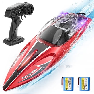 Top Race RC Kids Electric Radio Water Speed Boat, Perfect Toy for