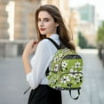 thumbnail image 6 of FORMRS Mini Backpack Purse for Women Quilted Travel Daypack Casual Shoulder Bag, Retro Floral, 6 of 7