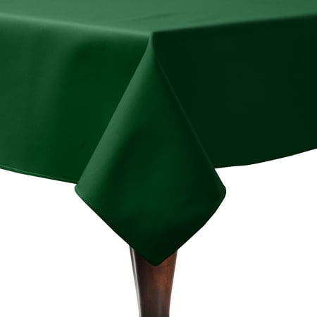 

Ultimate Textile (3 Pack) Poly-cotton Twill 54 x 120-Inch Rectangular Tablecloth - for Restaurant and Catering Hotel or Home Dining use Hunter Green