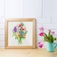 thumbnail image 5 of Cuadros Decorativos Kit de bordado de flores DIY de 30X30cm, punto de cruz, arte artesanal para el hogar Ndcxsfigh Nuevos Originales, 5 of 6