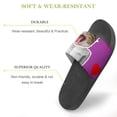 thumbnail image 3 of GZHJMY Stylish Slides for Women Men, Pop Art Concept Design Soft Flexible Slip-on Sandals Slippers, 3 of 7