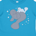 thumbnail image 4 of Inktastic Cute Manatees with Bubbles Boys or Girls Toddler T-Shirt, 4 of 5