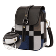thumbnail image 1 of Bolso Bandolera De Mujer A Cuadros, 1 of 5