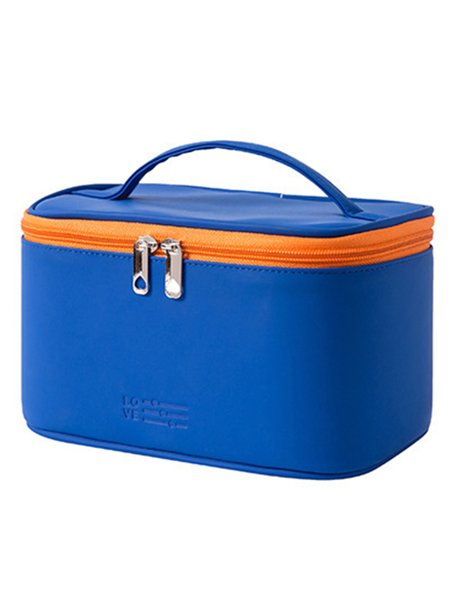 Frontwalk Ladies Makeup Bag Top Handle Cosmetic Cases Large Capacity