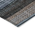 thumbnail image 3 of Addison Rugs Chantille Indoor/Outdoor Transitional Stripes Teal Machine Washable Rectangle Rug, 9' x 12', 3 of 8