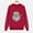Kid-Red, variant on Fiaer Christmas Sweatshirts for Family Shine Santa Printed Xmas Pullover Crew Neck Long Sleeve Baggy Trendy Holiday Tops Kid 140