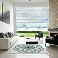 thumbnail image 6 of Ahgly Company Indoor Rectangle Patterned Light Rose Green Novelty Area Rugs, 2' x 5', 6 of 6