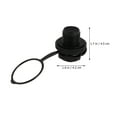 thumbnail image 2 of WEUVEB 8Pcs Boston Valve Replacement Adapter for Rubber Kayak Black, 2 of 6
