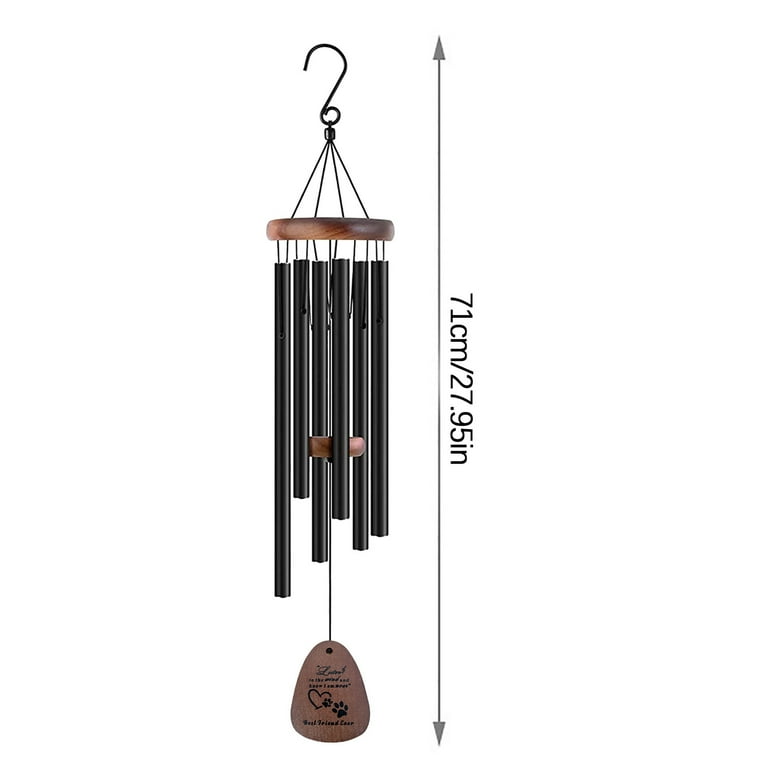 HBlife Pet Memorial Gifts, 32 Pet Memorial Wind Chimes, Dog