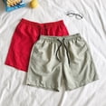 thumbnail image 3 of sunsanly Summer Men Swimwear Beach Shorts Solid Color Elastic Waist Quick-drying Breathable Shorts Trunks Swimming Pants, 3 of 8
