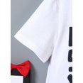 thumbnail image 3 of Heart & Letter Print Short Sleeve T-Shirt, Valentine's Gift For Young Boy, 3 of 6