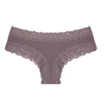 Mgmyaa Women's Panties Low-Rise Lace Trim Butt Lifting Underwear