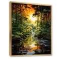 thumbnail image 2 of Designart "Bamboo Whisper Asian beauty I" Asian Floater Framed Canvas Wall Art, 2 of 7