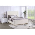 thumbnail image 2 of Nala Upholstered Queen Sleigh Bed Cream, 2 of 7