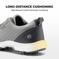 thumbnail image 6 of FitVille Wide Mens Golf Shoes Men Spiked Cushioning for Flat Feet Arch Support, Lightweight Slip-Resistant, 6 of 6