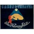 thumbnail image 2 of Baluschek, Hans 24x19 White Modern Wood Framed Museum Art Print Titled - Casino-Theater/Eine Harems-Nacht, 2 of 4