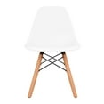 thumbnail image 4 of Modholic Kids Tulip Table & Set Of 2 Wood Leg Chairs, White, 4 of 6