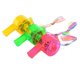 thumbnail image 1 of 5pcs Flashing Light Up Whistle Fun Glow In The Dark Whistle Toy For Party Rave Bar Concert (random Color) (DPD), 1 of 2