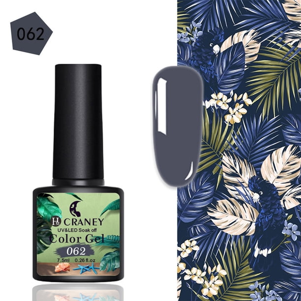 Esmalte de uñas en gel transparente para esculpir uñas, 96 colores, 7,5 ml por frasco, fototerapia removible, productos para uñas.