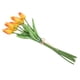 thumbnail image 1 of Tulipán Artificial De Tacto Real Mini Tallo único Tulipanes Amarillos Y Blancos Coche Taxi Flor PU Ramo De Flores Falsas Regalo Para La Decoración De La Boda De La Habitación, 1 of 7