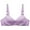 Purple, variant on Herrnalise Women's Lace Bra Full Coverage thin Section underwear comfortable Wireless Bra