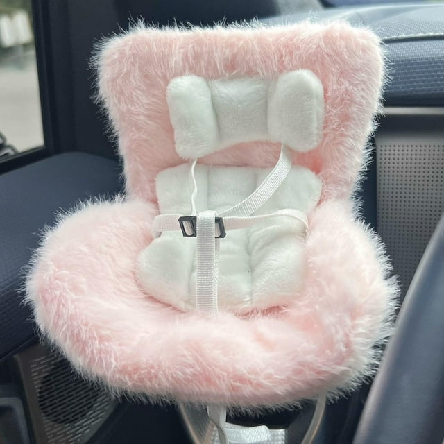 Asiento de coche para muñecas NUJOLI La-bubu para muñecas de 10 a 17 cm con cojín