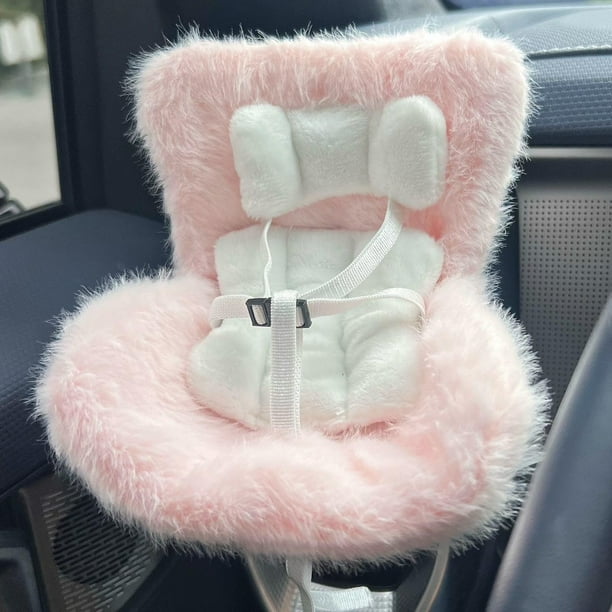 Asiento de coche para muñecas NUJOLI La-bubu para muñecas de 10 a 17 cm con cojín