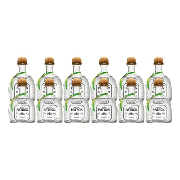 Caja de 12 Tequila Patrón Blanco Silver 700 ml Patrón Blanco Silver