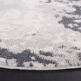 thumbnail image 3 of SAFAVIEH Toscana Emmett Abstract Polyester Area Rug, Grey/Ivory, 6'7" x 6'7" Round, 3 of 8