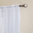 thumbnail image 6 of Solid Translucent Thin Window Screen White Window Screen Modern Minimalist Breathable - 2 Panels 52"*63", 6 of 8
