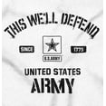thumbnail image 2 of US Army Star Logo This We’ll Defend Zip Up Hoodie Men's Women's Brisco Brands L, 2 of 6