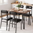 thumbnail image 1 of Dining mesa set para 4 - kitchen mesa con forrado sillas, retro design para kitchen room y small spaces, 1 of 7