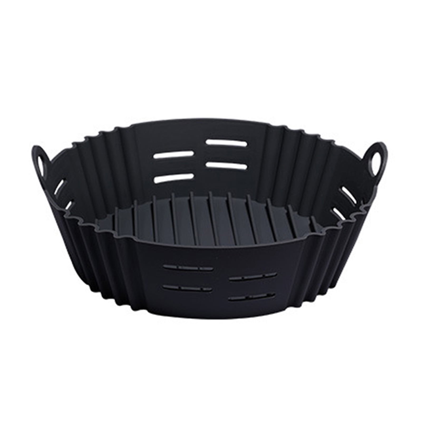 Air Fryer Silicone Pot with Handle Heat Resistant and FoodSafe Mat for
