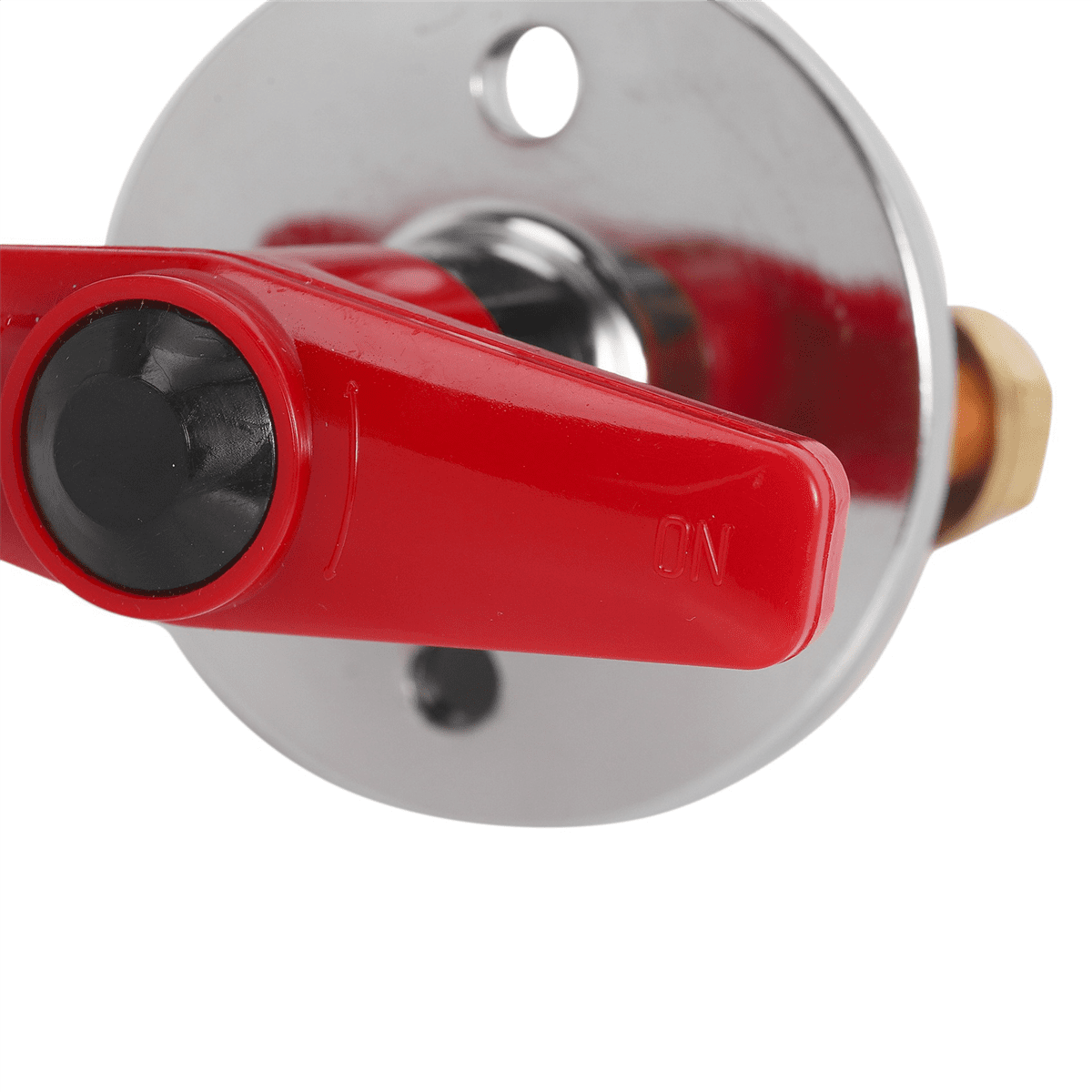 Battery Disconnect Cut Off Switch 500Amp Isolation Switch 12-60V Car Boat Truck Fixed Handle Key (Type F 3pcs),3 x battery switch,Red & Black & Silver