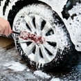 Plutput 4 PCS Car Wheel Cleaning Brushes, Small, Medium, Large Brush for Car Wheel Cleaning