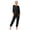 Black, variant on Women Alzheimers Anti-Strip Jumpsuit Long Sleeve Nursing Rompers for Dementia Special Needs Disabilities Grey S