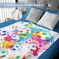 thumbnail image 6 of Soccer Blanket Soccer Gifts for Boys Girls, Super Soft Warm Lightweight Soccer Blankets for Teens, Soccer Throw Blanket Gifts for Thanksgiving Christmas Bed Couch Sofa 50x60in, 6 of 6