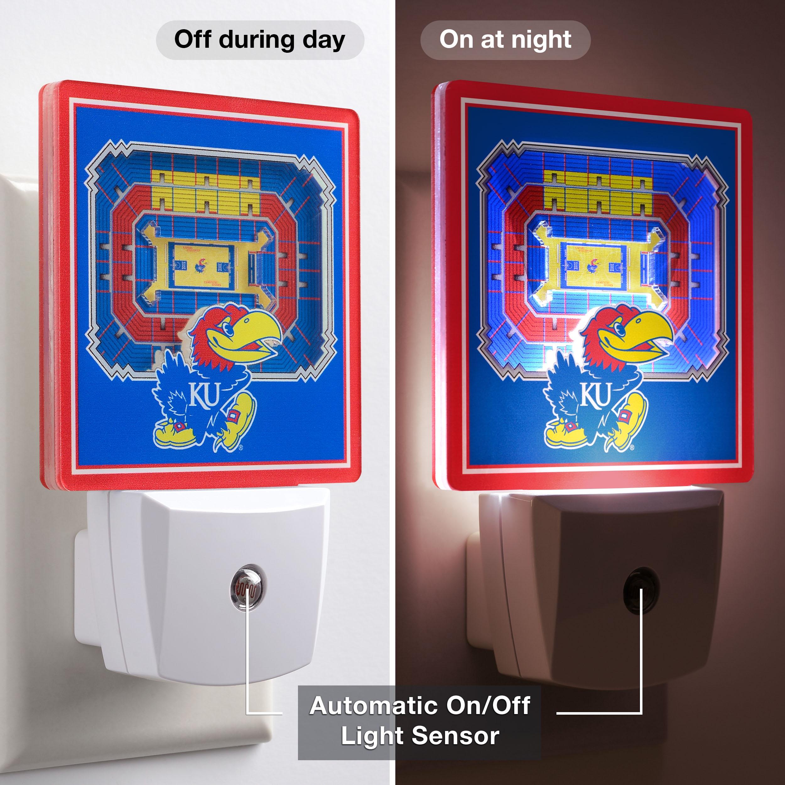 YouTheFan NCAA Kansas Jayhawks StadiumView Nite Light