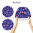 thumbnail image 5 of Yiaed Skull daisy purple Print Satin Bonnet Silk Bonnet Hair Bonnet for Sleeping Hair Bonnets, 5 of 6