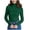 Dark Green-#q004, variant on Dweltoz Women's 2026 Fall Long Sleeve Turtleneck Soft Ribbed Knit Pullover Sweater Slim Fit Basic Casual Fitted Basic Shirt,Red One Size