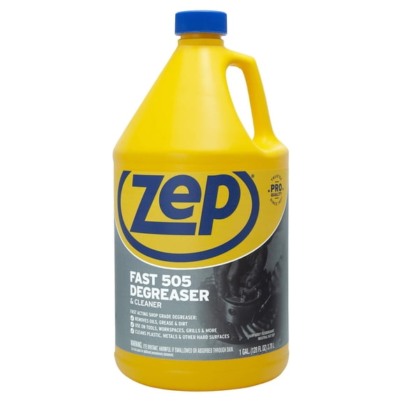 Zep Fast 505 Degreaser and Household Cleaner, Lemon, 128 fl oz