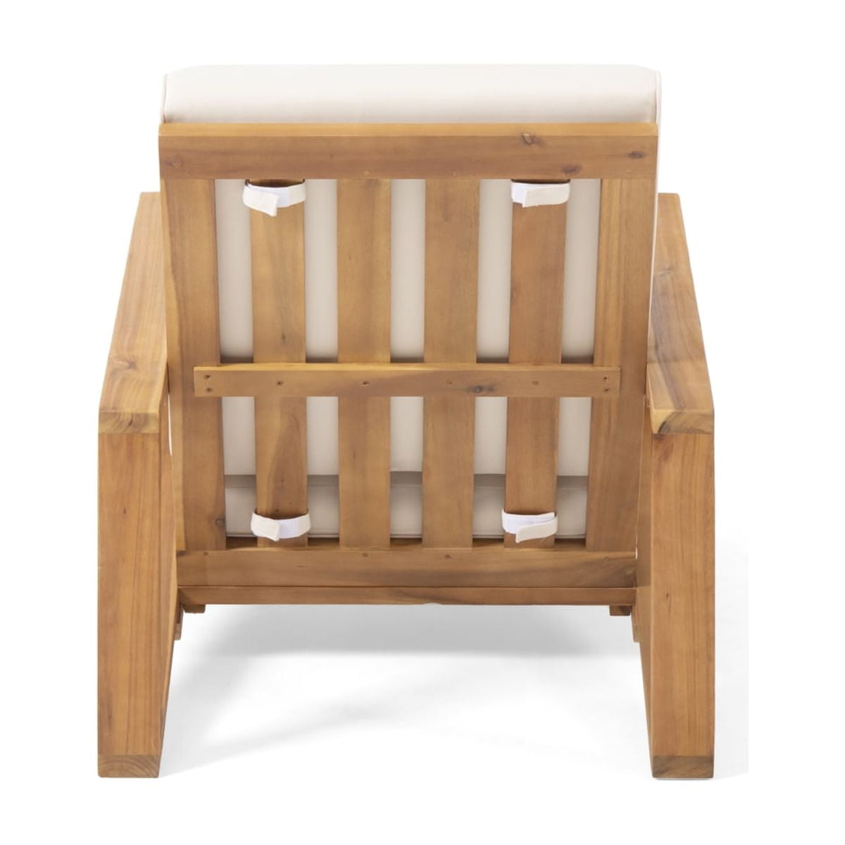 Modern Adirondack Chair - Acacia Wood, Weather Resistant, 400LBS Weight Capacity, Assembly Required