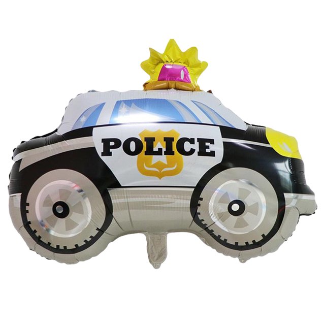 Globo de película de aluminio para transporte, camión de bomberos, camión de ingeniería, avión, decoración de fiesta de cumpleaños para niño, globo de coche