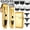 Gold, variant on Roziapro Hair Clippers and Foil Shavers Kit for Men Rechargeable Cordless Barber Trimmer with Guards