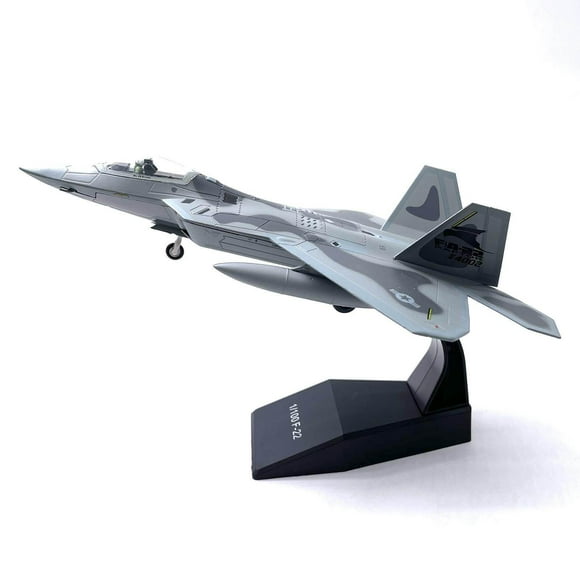 enqiretly USA Airlines F-22 Raptor Airplane Model Fighter Aircraft 1/100 DieCast Model