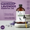 thumbnail image 2 of TRATAK ORGANICS Lavender Bulgaria Essential Oil 4 oz, Undiluted for Aromatherapy & Diffuser (Pack of 2), 2 of 8