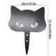 thumbnail image 4 of Fiudx Escultura de Gato Negro para Jardín, de Metal, de Acero Resistente, Ideal para Jardín o Patio, con Un Toque de Halloween, Ideal Como Regalo Zen, 23,5 X 16 X 0,5 Cm., 4 of 4
