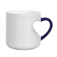thumbnail image 2 of Taza cerámica cambiante de color en forma de corazón 11oz – Corazones negros mate a rojos, asa romántica para corazones, revelador de calor, regalo duradero de diseñador para parejas, sorpresa de, 2 of 7