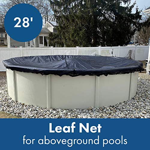 Winter Block Leaf Net for Above Ground Round Pool, 15' 